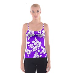 Violet Hawaiian Spaghetti Strap Top by AlohaStore