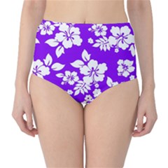 Violet Hawaiian High-waist Bikini Bottoms by AlohaStore