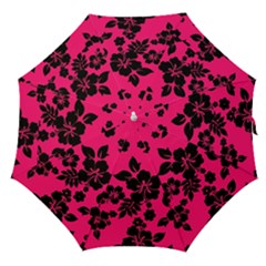 Dark Pink Hawaiian Straight Umbrellas by AlohaStore