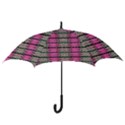 Pattern Tile Pink Green White Hook Handle Umbrellas (Small) View3