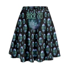 One Woman One Island And Rock On High Waist Skirt by pepitasart