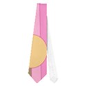 Pink bird Neckties (One Side)  View1