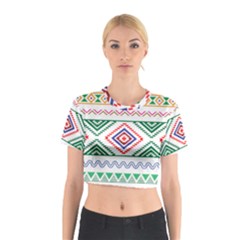 Kalimantan Pattern Cotton Crop Top by gumacreative