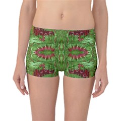 Bleeding Hearts Forest Boyleg Bikini Bottoms by pepitasart
