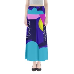 Walking On The Clouds  Maxi Skirts by Valentinaart