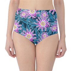 Whimsical Garden High-waist Bikini Bottoms by DanaeStudio