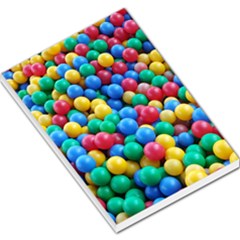 Funny Colorful Red Yellow Green Blue Kids Play Balls Large Memo Pads by yoursparklingshop