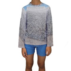 Pebble Beach Photography Ocean Nature Kids  Long Sleeve Swimwear by yoursparklingshop