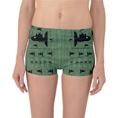 Pescado Fish Con Pasta And Baby Fishes Reversible Boyleg Bikini Bottoms by pepitasart