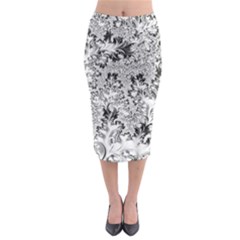 Amazing Fractal 31 A Midi Pencil Skirt by Fractalworld