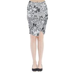 Amazing Fractal 31 A Midi Wrap Pencil Skirt by Fractalworld