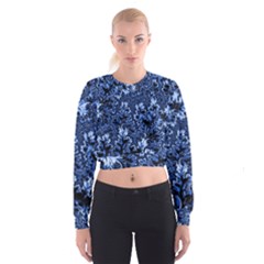 Amazing Fractal 31 D Women s Cropped Sweatshirt by Fractalworld