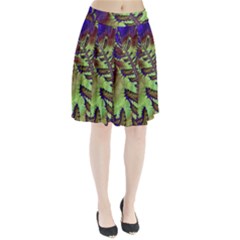 Freaky Friday, Blue Green Pleated Skirt by Fractalworld