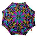 Abstract Sketch Art Squiggly Loops Multicolored Hook Handle Umbrellas (Small) View1