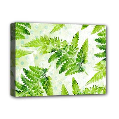 Fern Leaves Deluxe Canvas 16  X 12   by DanaeStudio