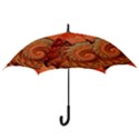 Nautilus Shell Abstract Fractal Hook Handle Umbrellas (Small) View3