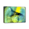 Light Blue Yellow Abstract Fractal Mini Canvas 7  x 5  View1