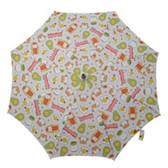 Funny Cat Food Succulent Pattern  Hook Handle Umbrellas (medium) by kostolom3000shop