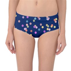 Playful Confetti Mid-waist Bikini Bottoms by DanaeStudio