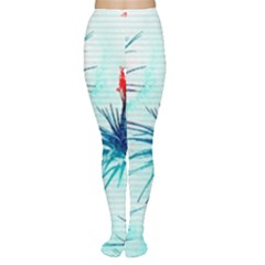 Tillansia Flowers Pattern Women s Tights by DanaeStudio