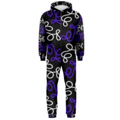 Elegance - Blue Hooded Jumpsuit (men)  by Valentinaart