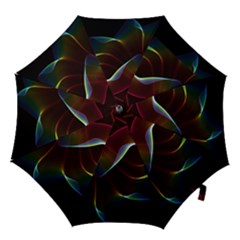 Imagine, Through The Abstract Rainbow Veil Hook Handle Umbrellas (small) by DianeClancy