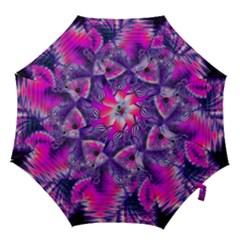Rose Crystal Palace, Abstract Love Dream  Hook Handle Umbrellas (small) by DianeClancy