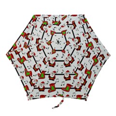 Xmas Song Pattern Mini Folding Umbrellas by Valentinaart