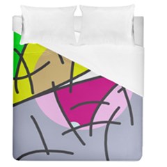 Fair Skater  Duvet Cover (queen Size) by Valentinaart