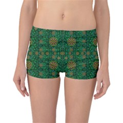 Magic Peacock Night Boyleg Bikini Bottoms by pepitasart
