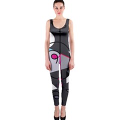 Abstract Bird Onepiece Catsuit by Moma