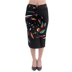 Colorful Twist Midi Pencil Skirt by Valentinaart