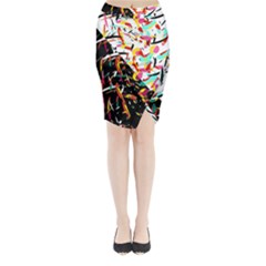 Little Things  Midi Wrap Pencil Skirt by Valentinaart