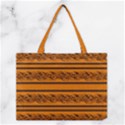 Orange barbwire pattern Medium Tote Bag View1