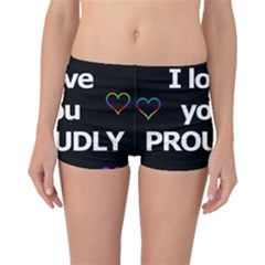 Proudly Love Boyleg Bikini Bottoms by Valentinaart