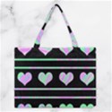 Pastel harts pattern Medium Tote Bag View1