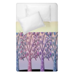 Magical Hill Duvet Cover Double Side (single Size) by Valentinaart