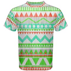Cute Bohemian Men s Cotton Tee by Brittlevirginclothing