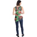 Paper Background Color Graphics Sleeveless Tunic View2