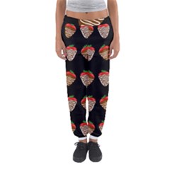 Chocolate Strawberies Women s Jogger Sweatpants by Valentinaart
