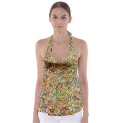 Art Modern Painting Acrylic Canvas Babydoll Tankini Top by Amaryn4rt