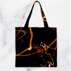 Abstract Zipper Grocery Tote Bag by Amaryn4rt