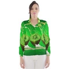Kiwi Fruit Vitamins Healthy Cut Wind Breaker (women) by Amaryn4rt