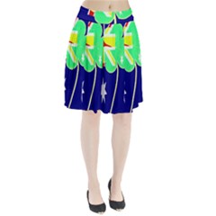St  Patrick Australia And Ireland Irish Shamrock Australian Country Flag  Pleated Skirt by yoursparklingshop