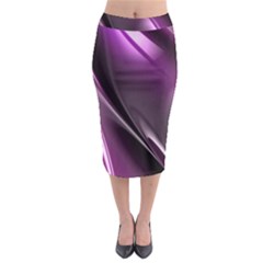 Fractal Mathematics Abstract Midi Pencil Skirt by Amaryn4rt