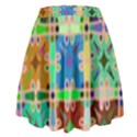Abstract Pattern Background Design High Waist Skirt View2
