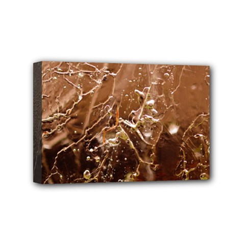 Ice Iced Structure Frozen Frost Mini Canvas 6  X 4  by Amaryn4rt