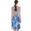 Blue flowers Midi Beach Skirt View2