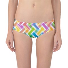 Abstract Pattern Colorful Wallpaper Classic Bikini Bottoms by Amaryn4rt