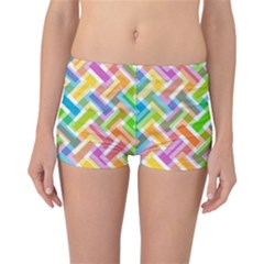Abstract Pattern Colorful Wallpaper Reversible Bikini Bottoms by Amaryn4rt